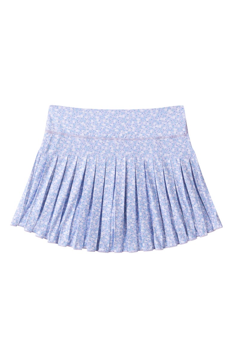Andy & Evan Kids' Floral Pleated Skort, Alternate, color, Purple Multi