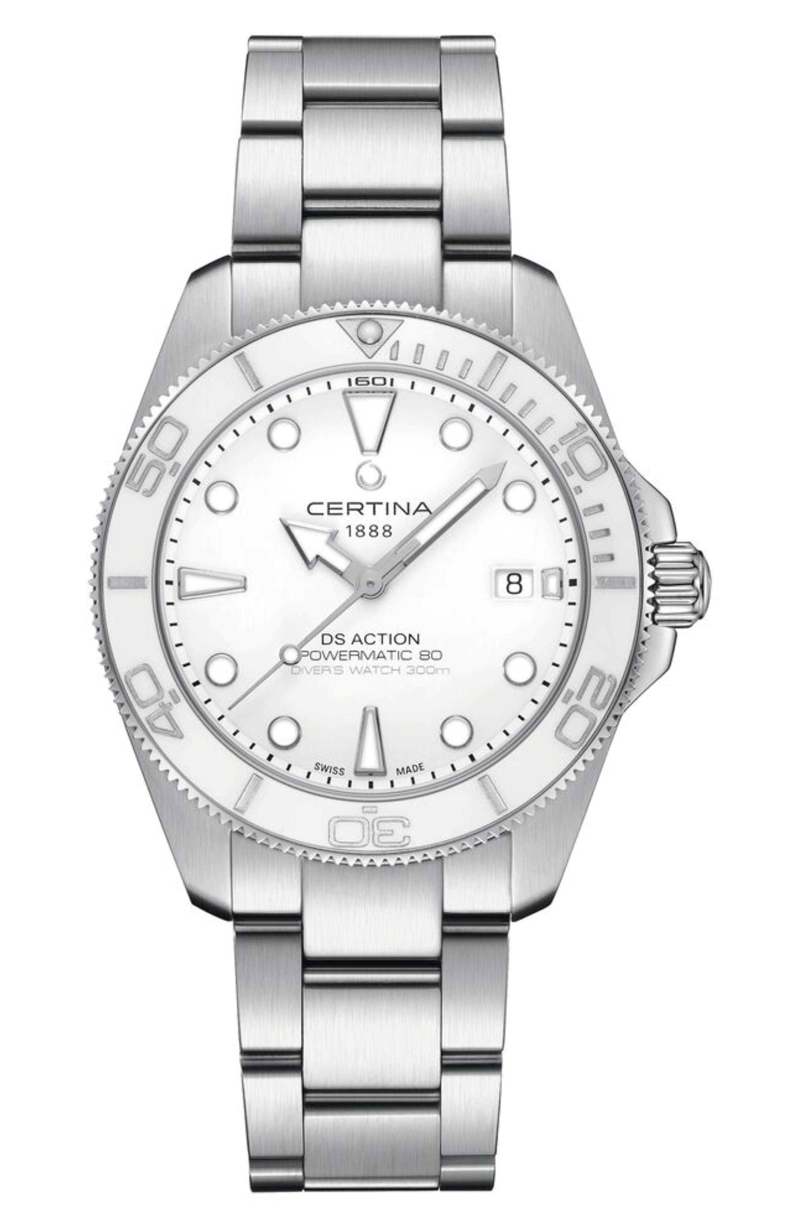 STAINLESS STEEL / WHITE