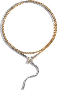 DEMARSON Venom Lariat Necklace