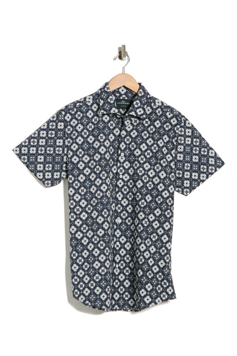 Hicklands Short Sleeve Shirt, Alternate, color, TWILIGHT