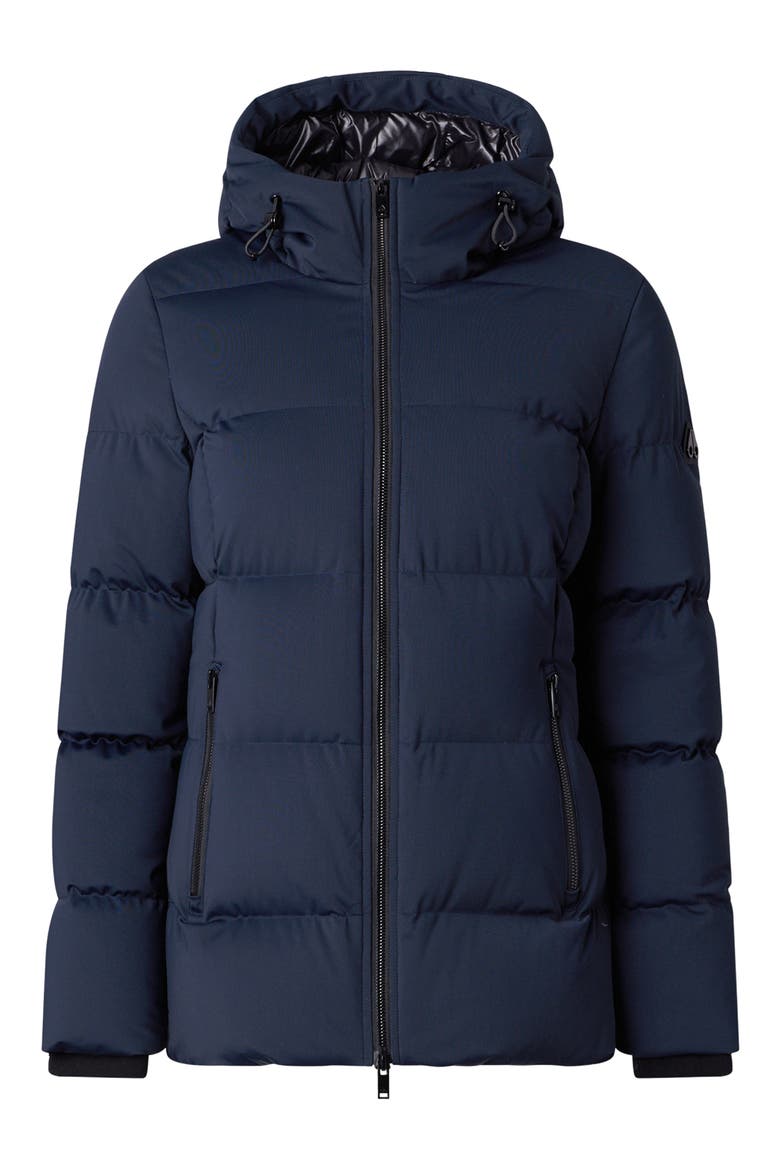 Soho 3Q Water Resistant 800-Fill Down Jacket, Main, color, NAVY