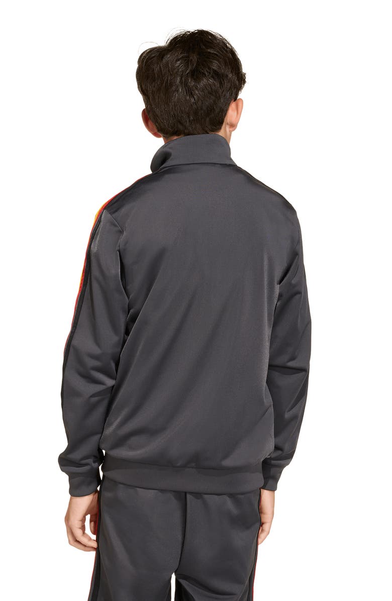 adidas Originals Kids' Firebird Recycled Polyester Track Jacket, Alternate, color, Utility Black/ Collegiate Gold