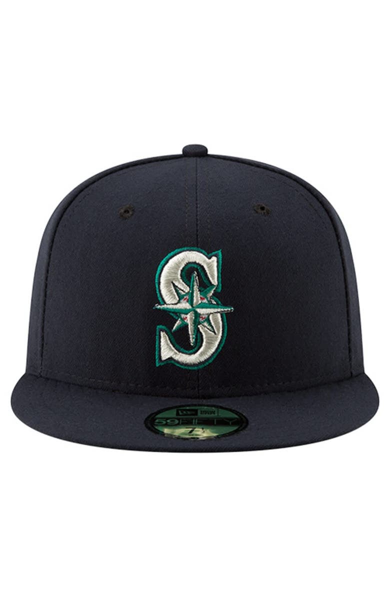 New Era Men's New Era Ichiro Suzuki Navy Seattle Mariners Number Retirement 59FIFTY Fitted Hat, Alternate, color, Navy