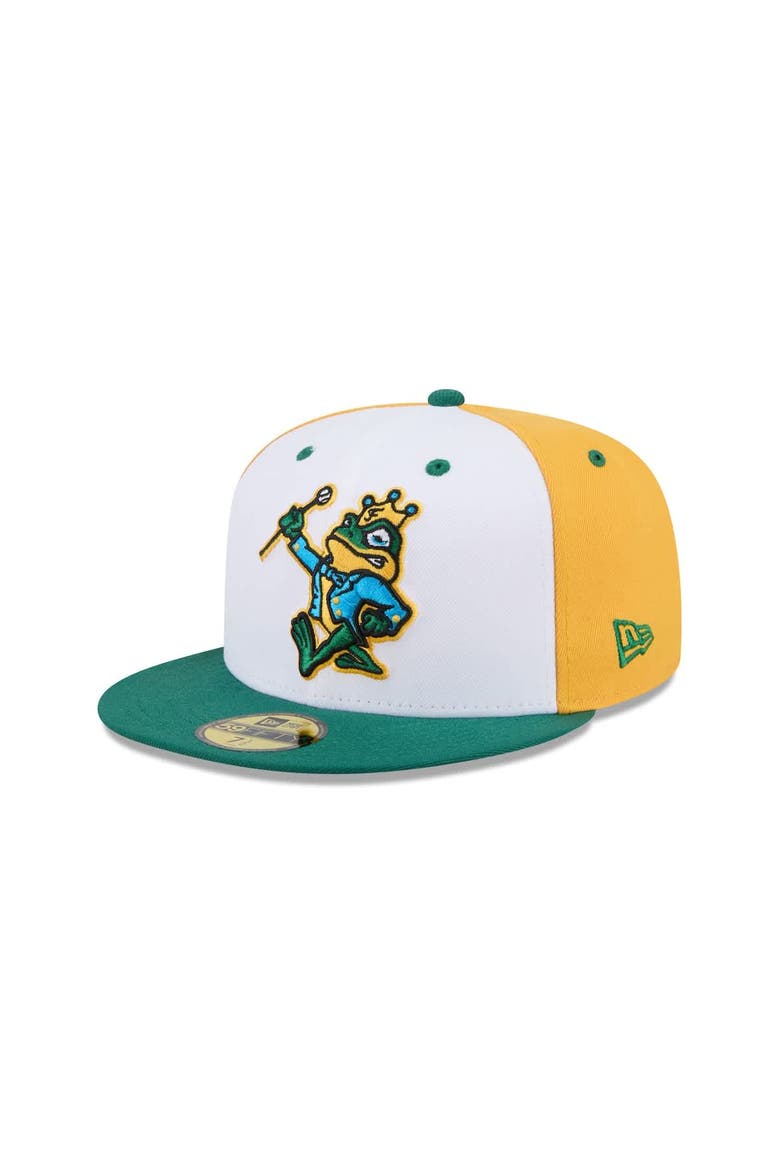Men's New Era  Gold Fredericksburg Nationals Theme Nights 59FIFTY Fitted Hat, Main, color, Gold