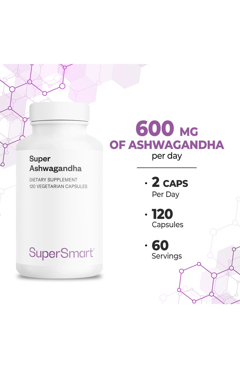 SuperSmart Super Ashwagandha 600mg, Alternate, color, 