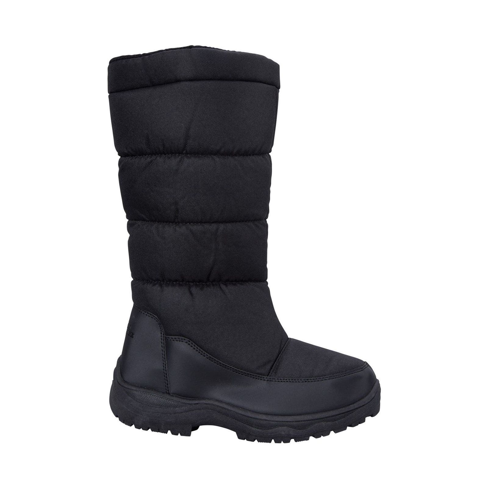 Icey Long Snow Boots, Alternate, color, Black