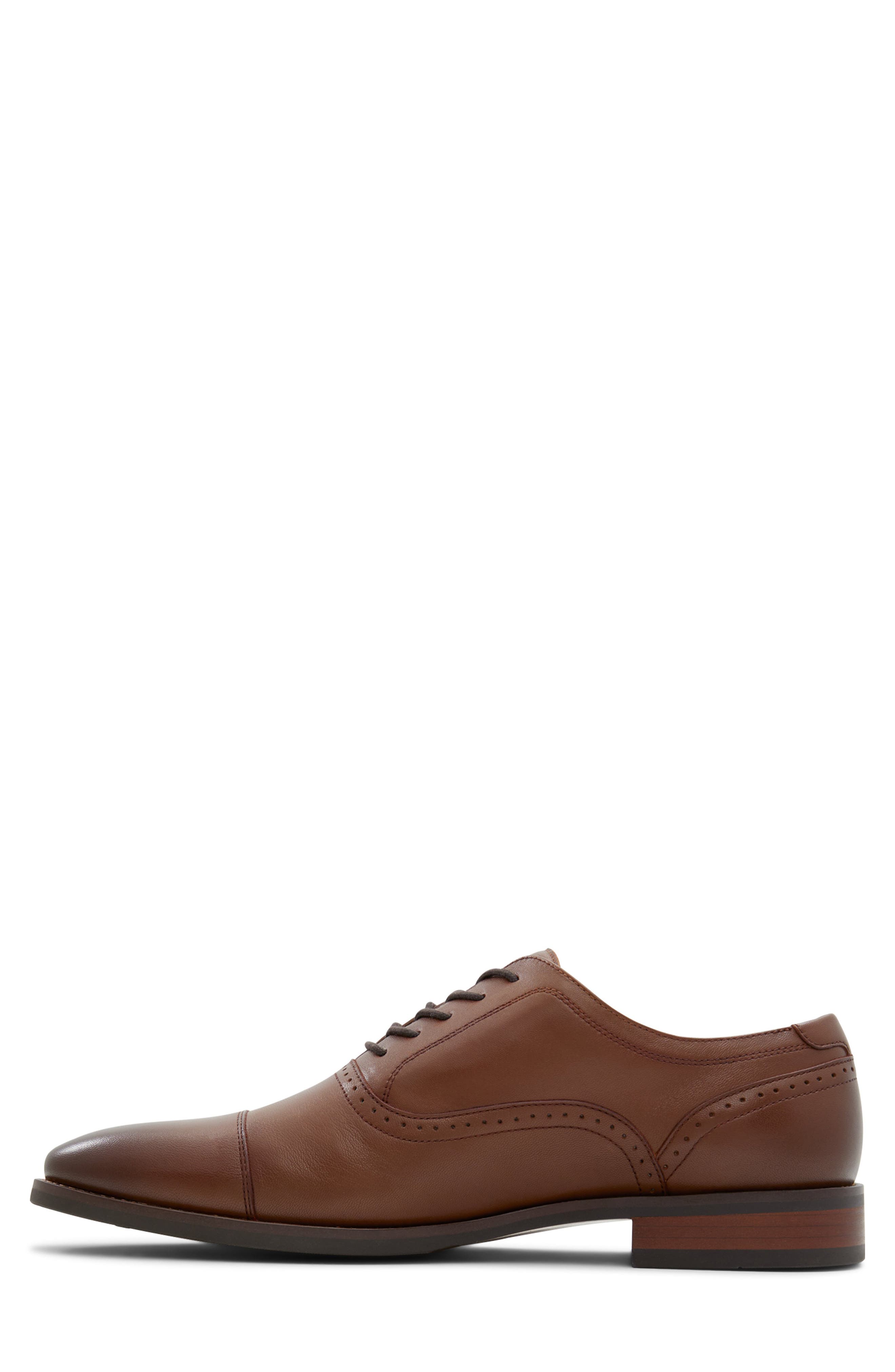 ALDO Ayton Cap Toe Oxford, Alternate, color, Cognac