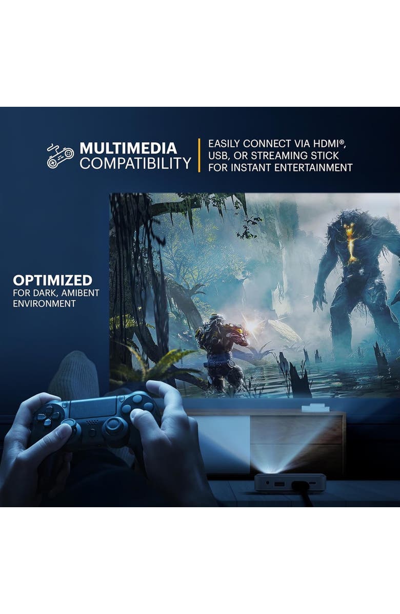 Kodak Luma 75 Ultra Mini Projector, Portable Pico Projector with Carrying Case
Tripod, Alternate, color, Black