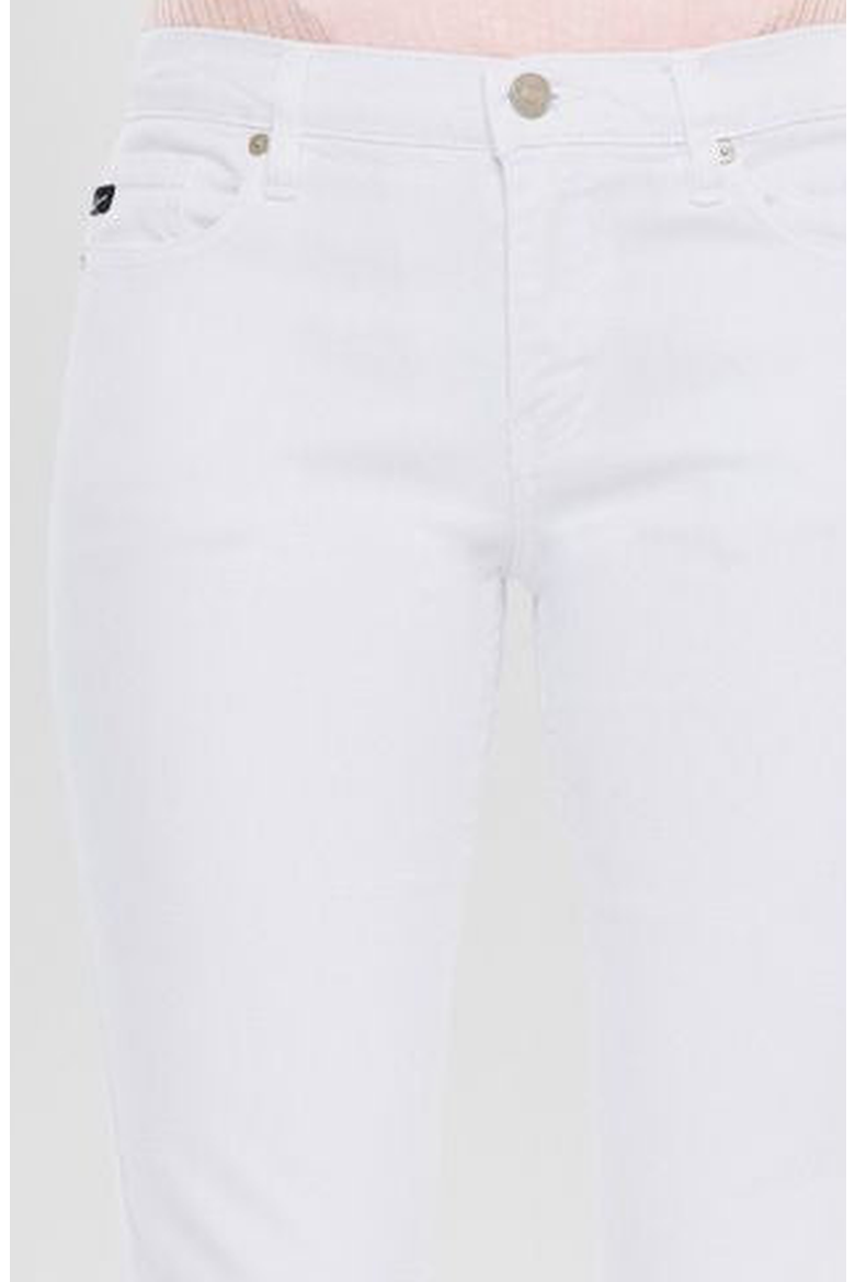Mai Mid Rise Y2K Bootcut Jeans, Alternate, color, White