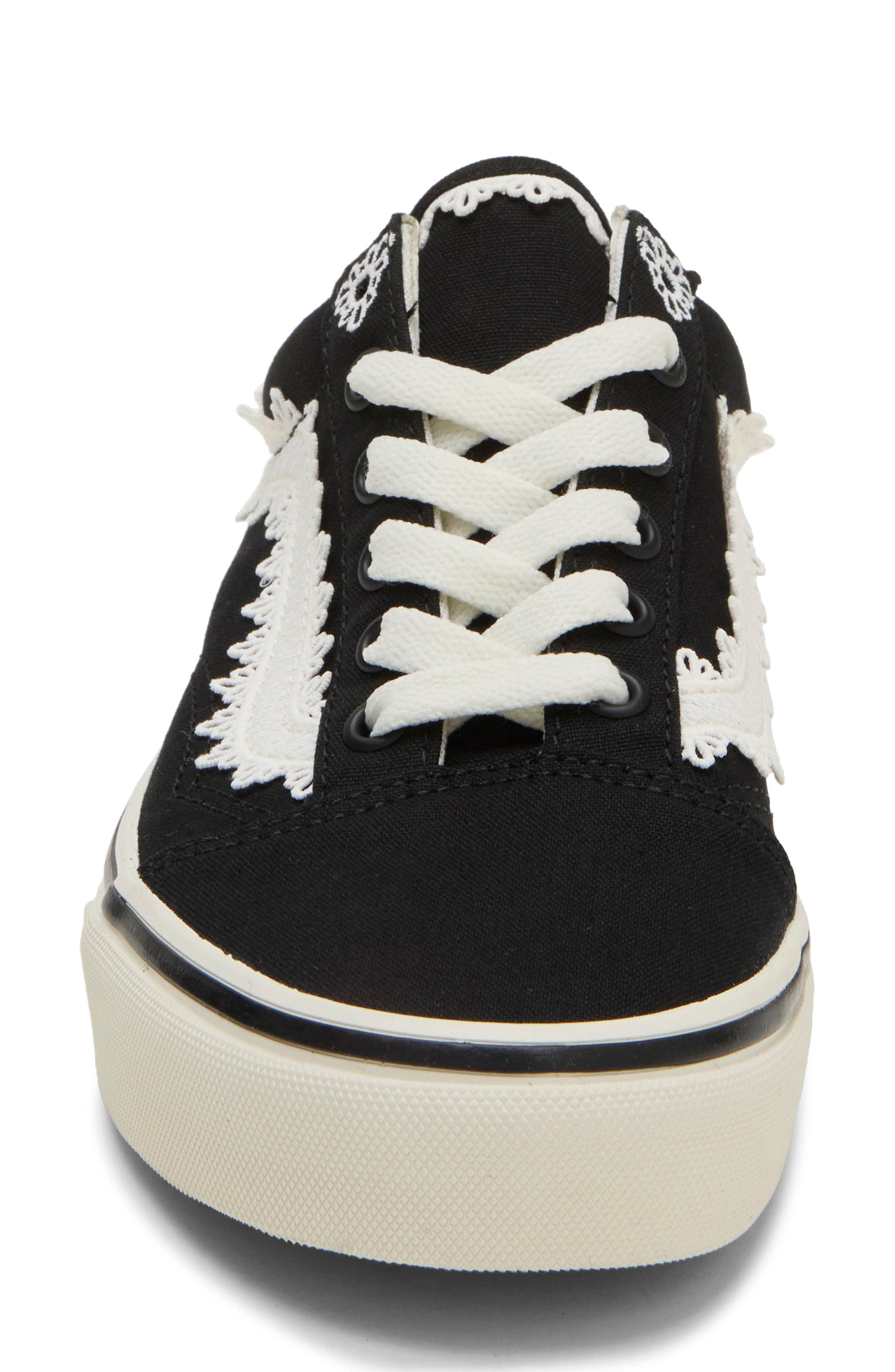 Old Skool Chou Chou Sneaker, Alternate, color, BLACK/MARSHMALLOW
