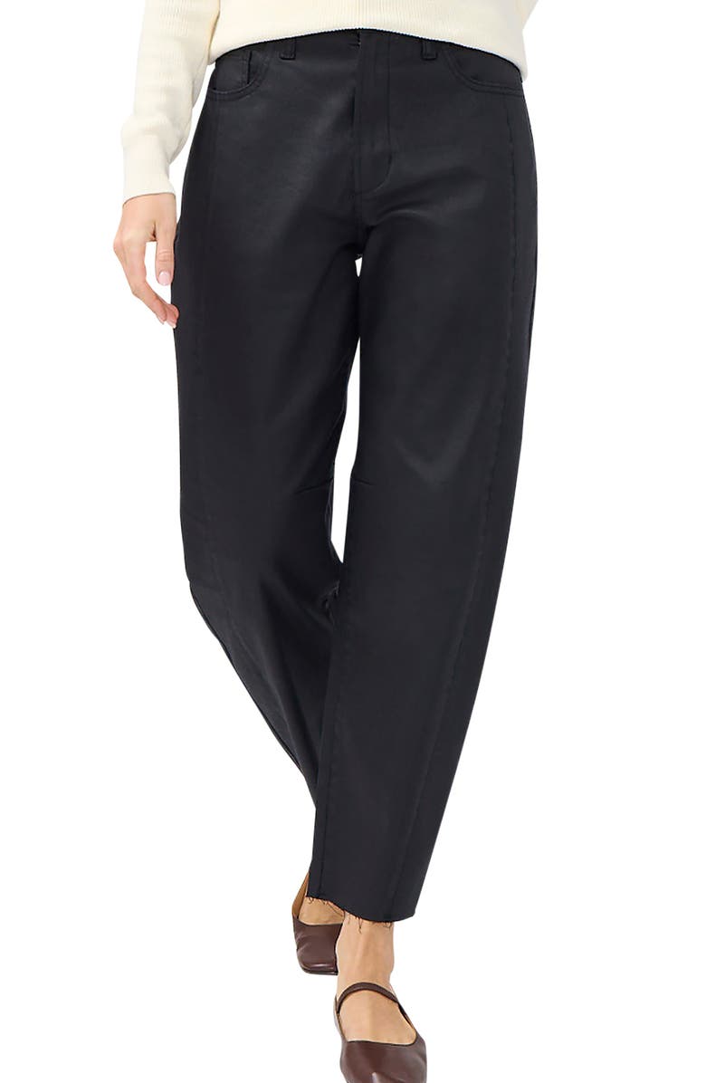 Silver Jeans Co. Coated Slim Barrel Jeans, Main, color, 