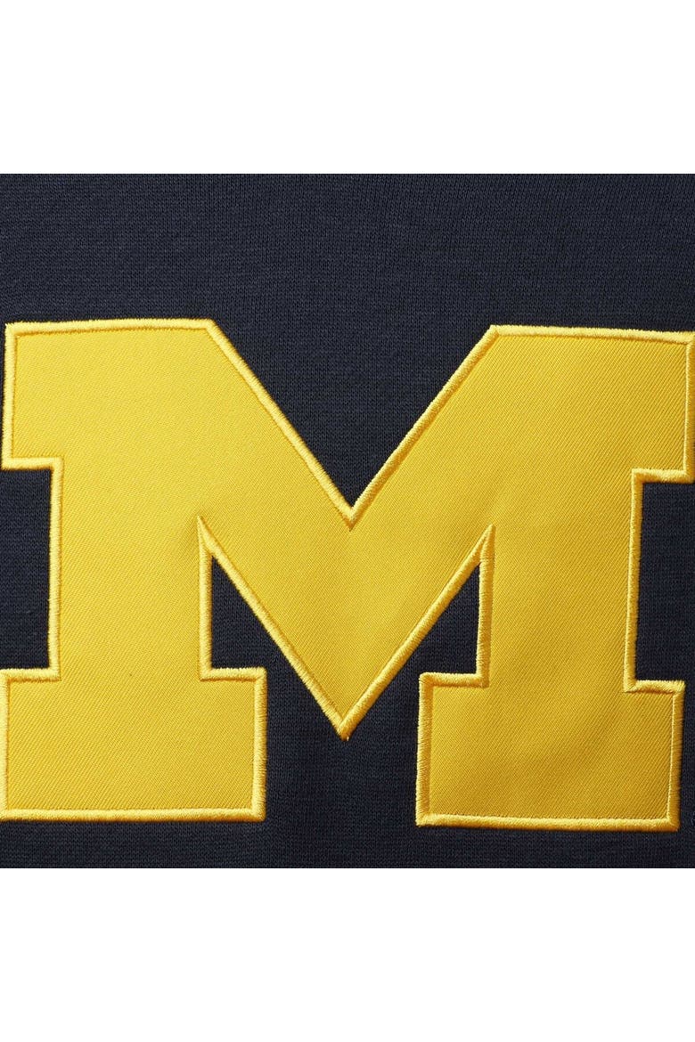 Women's Colosseum Navy Michigan Wolverines Big Logo Team Pullover Hoodie, Alternate, color, Navy