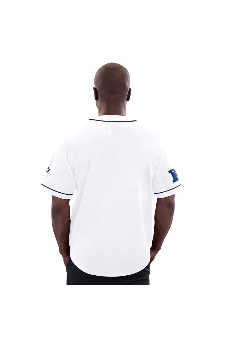 Men's G-III Sports by Carl Banks  White Dallas Cowboys Throwback Relay Baseball Jersey, Alternate, color, White