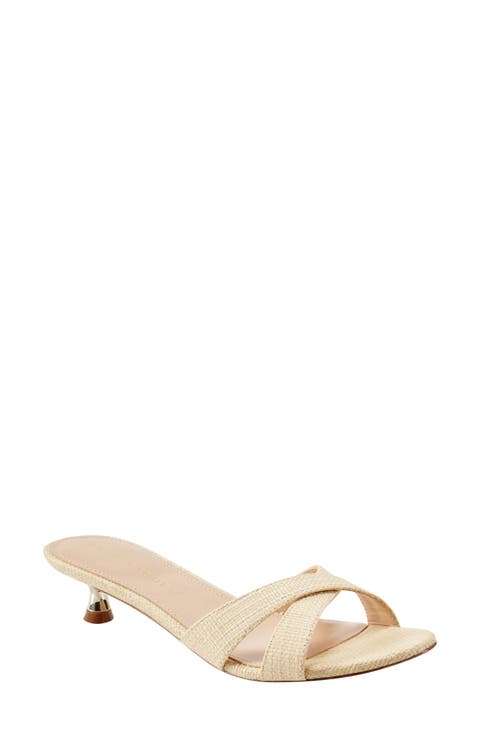 Tracey Kitten Heel Slide Sandal (Women)