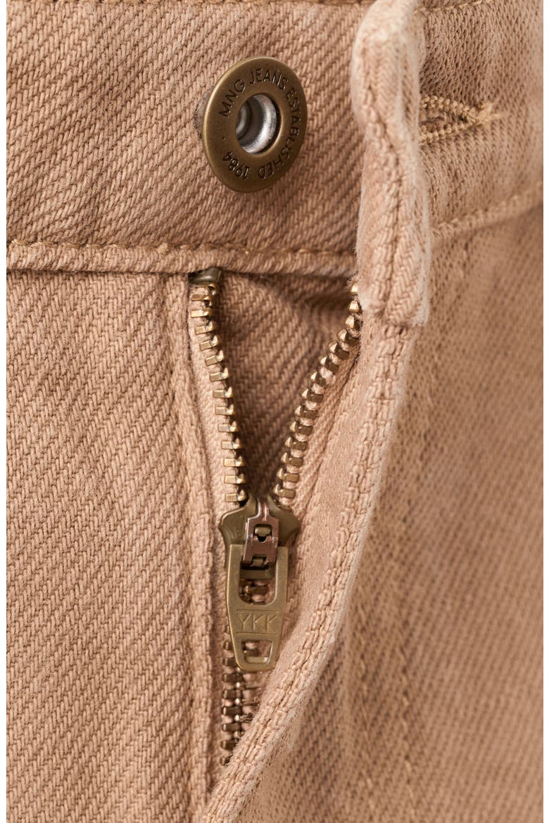 Low Rise Balloon Jeans, Alternate, color, SAND