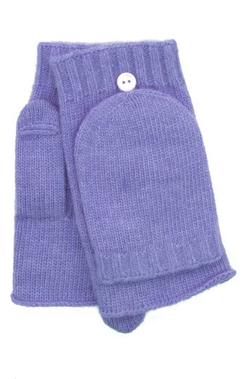 Portolano Flip Top Fingerless Gloves In Blue