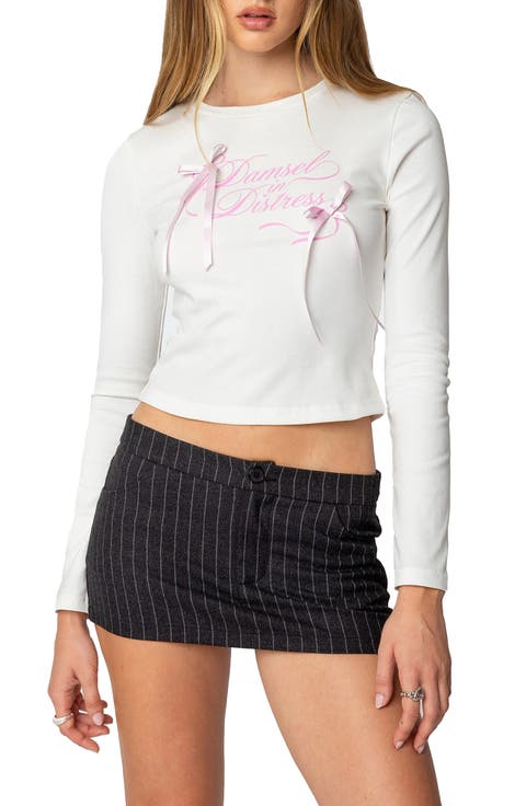 Damsel Long Sleeve Graphic T-Shirt