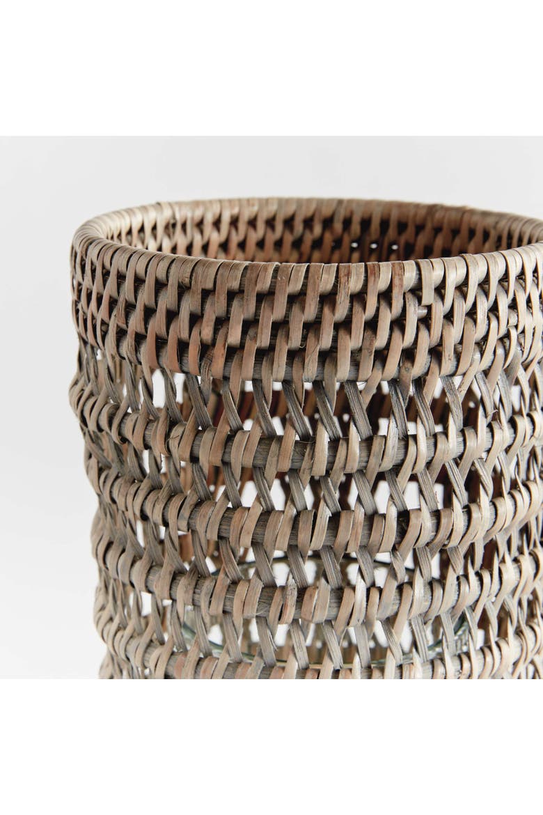 Burma Rattan Hurricane, Alternate, color, Gray