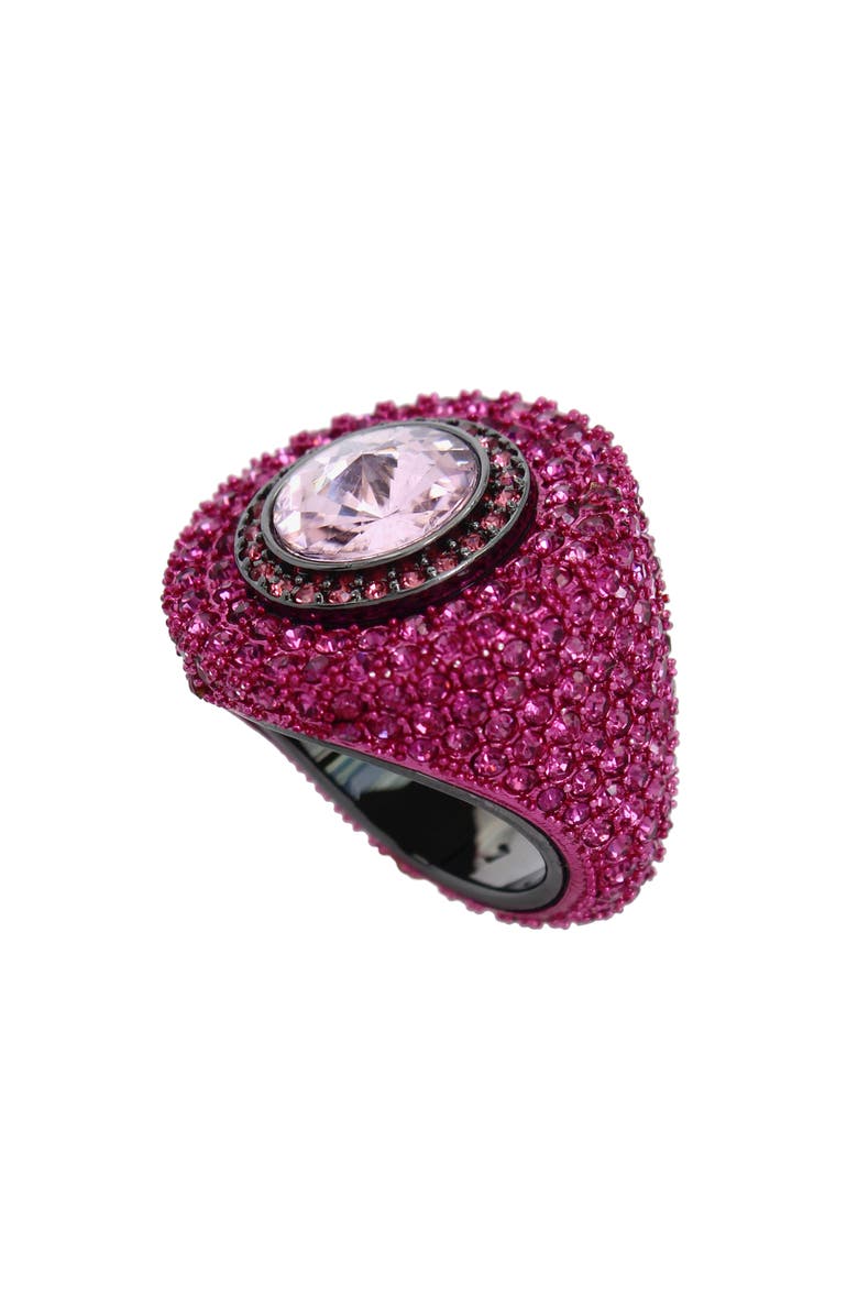 Kurt Geiger London Crystal Pavé Cocktail Ring, Alternate, color, 