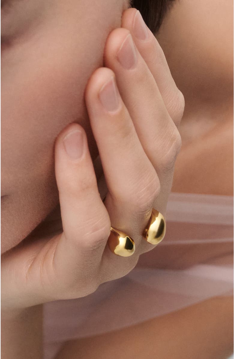 PDPAOLA Gravity Ring, Alternate, color, Gold