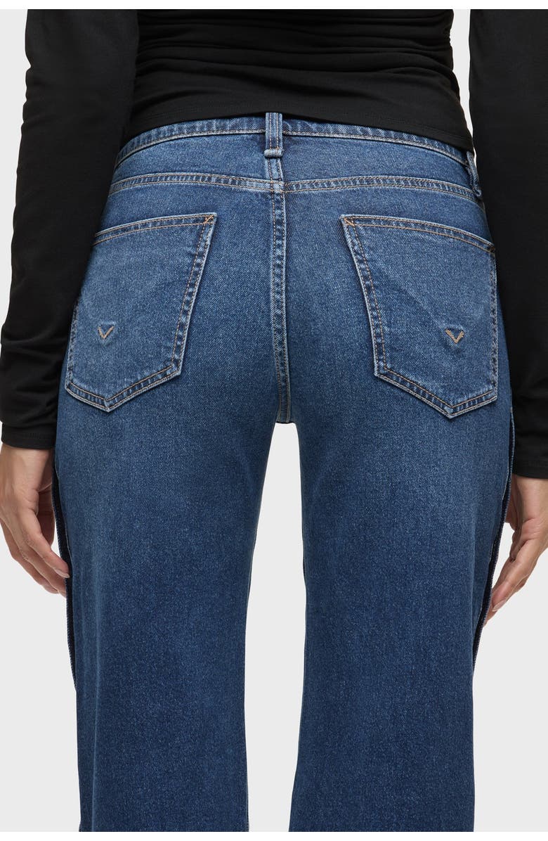 Hudson Jeans Rosie Side Seam Snaps Wide Leg, Alternate, color, Deep Ray