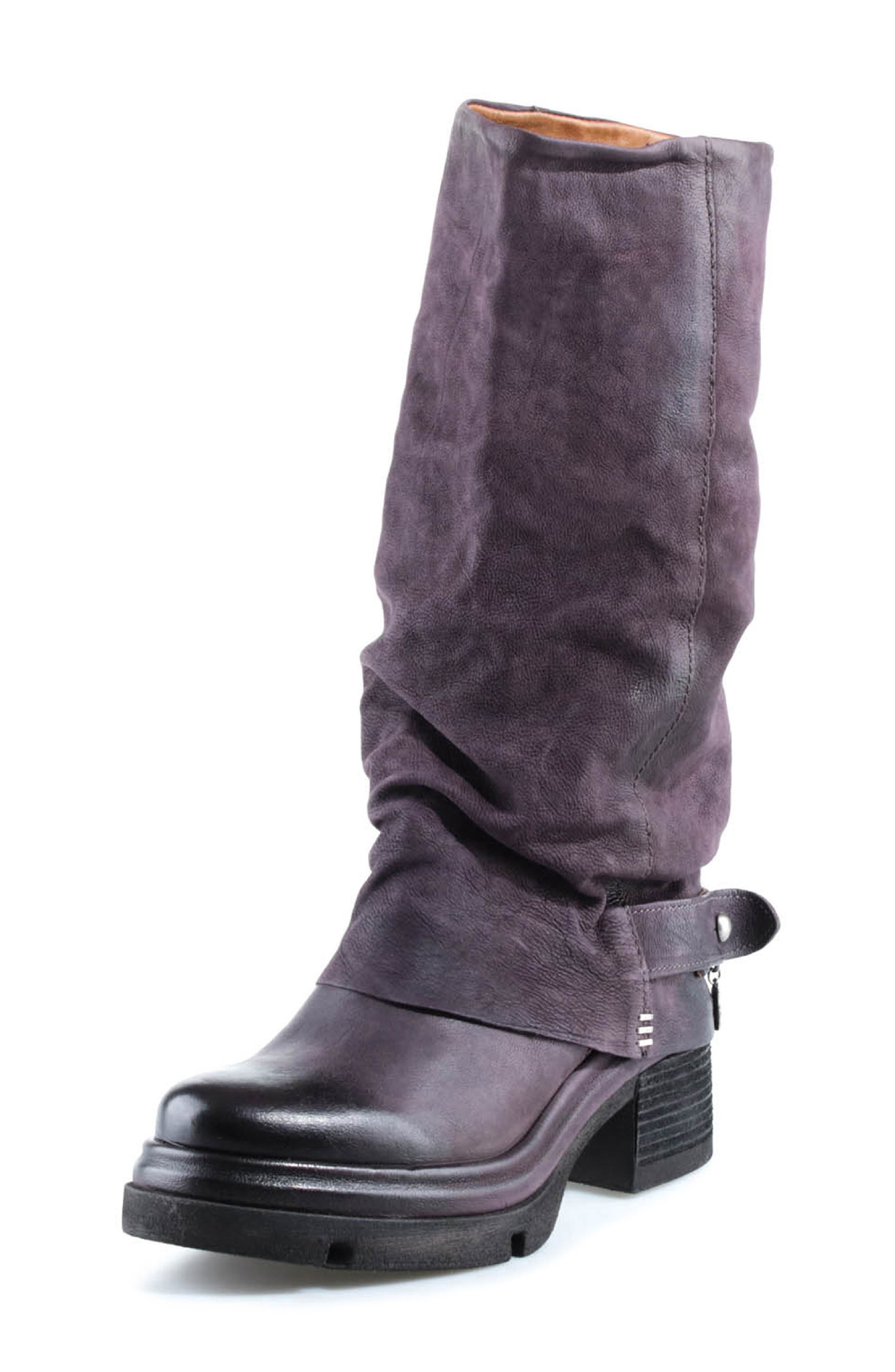 Eagen Knee High Boot, Main, color, EGGPLANT