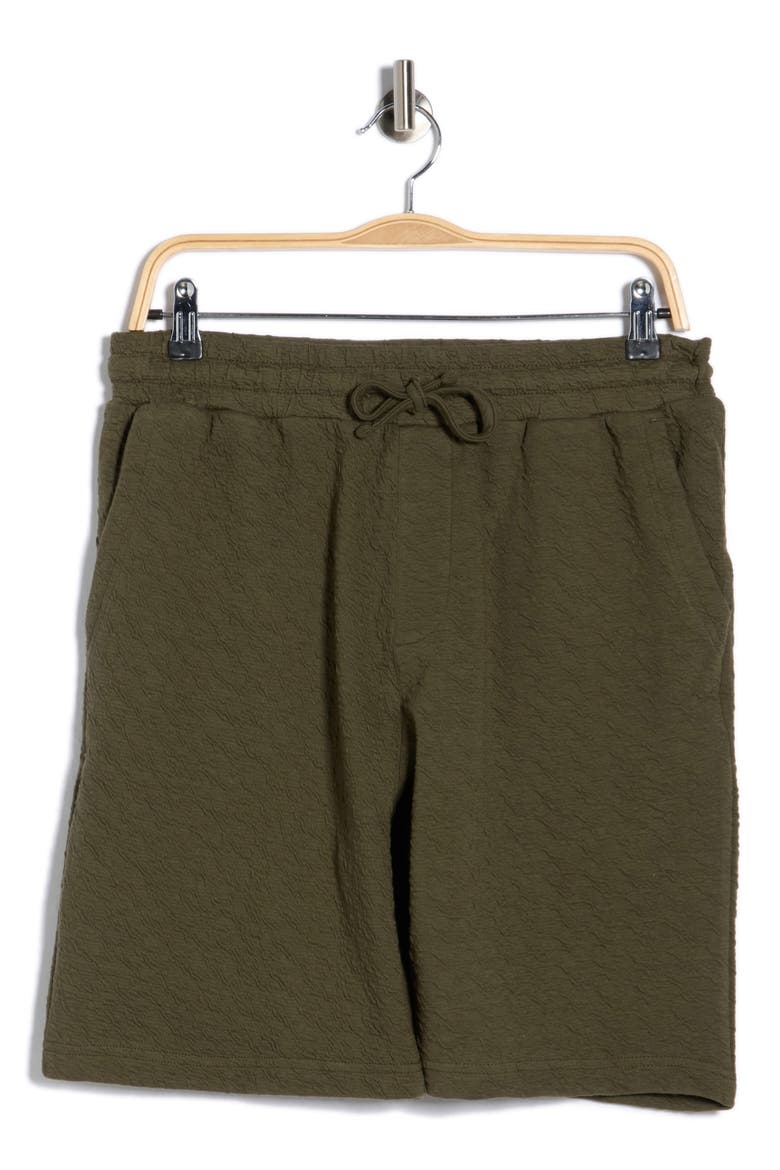 Textured Shorts, Alternate, color, OLIVE