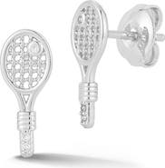 SPHERA MILANO Tennis Racket Stud Earrings