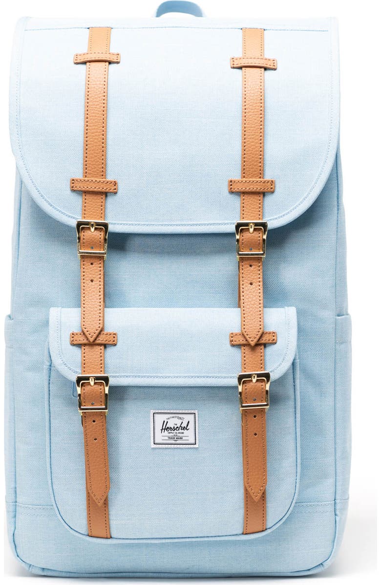 Herschel Supply Co. Little America Backpack, Main, color, Blue Bell Crosshatch