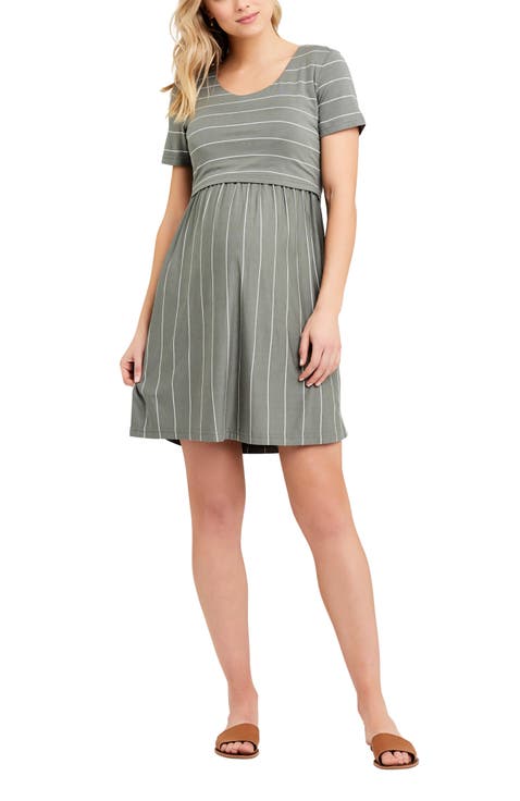 Crop Top Nursing Dress