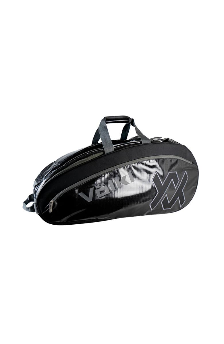 Volkl Primo Combi Black and Charcoal Tennis Bag, Main, color, Black/Charcoal