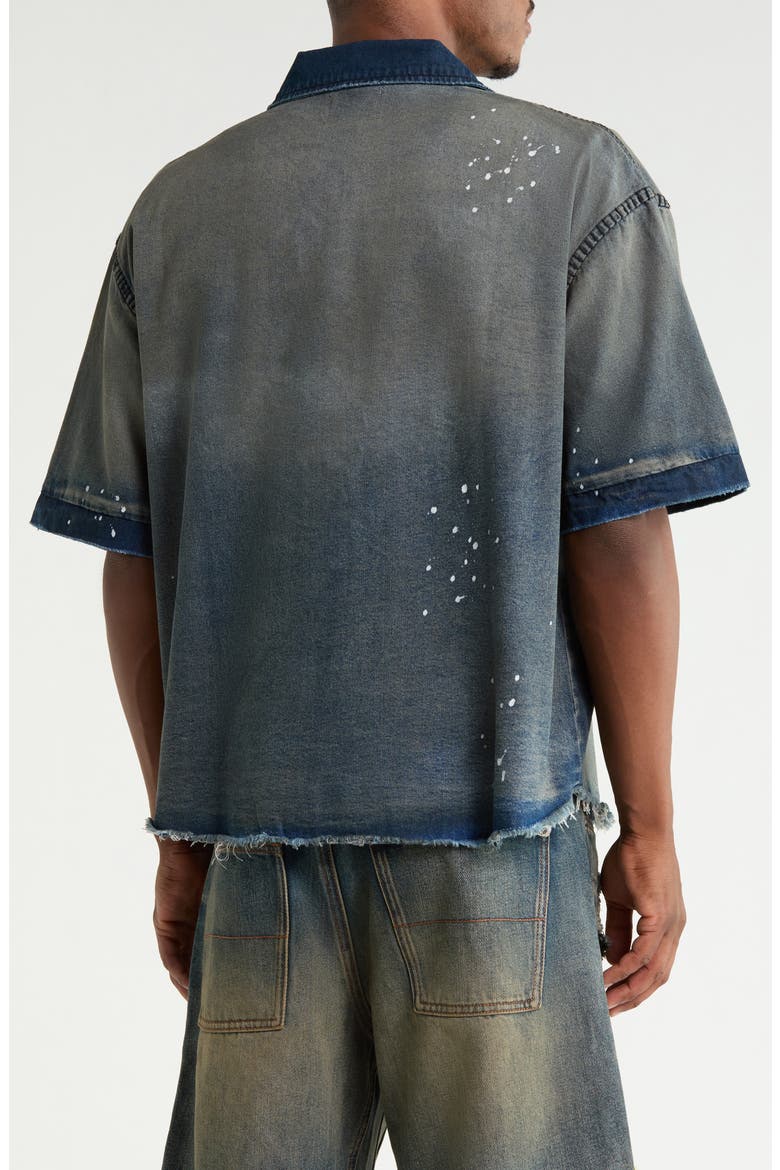 Mechanic Button-Up Shirt, Alternate, color, DARK INDIGO