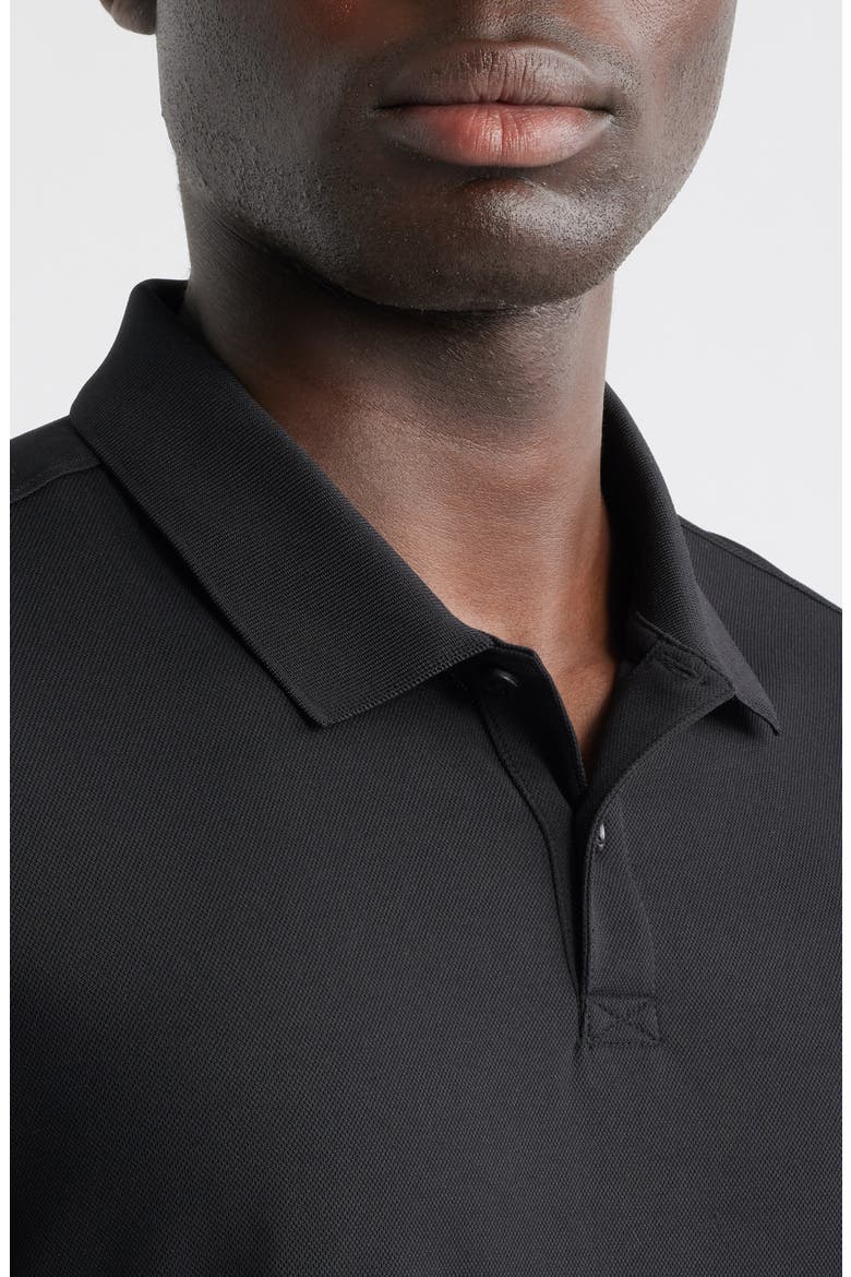Pitch Piqué Polo, Alternate, color, BLACK CAVIAR