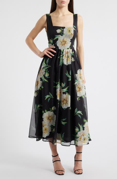 Midi Floral Dresses for Women