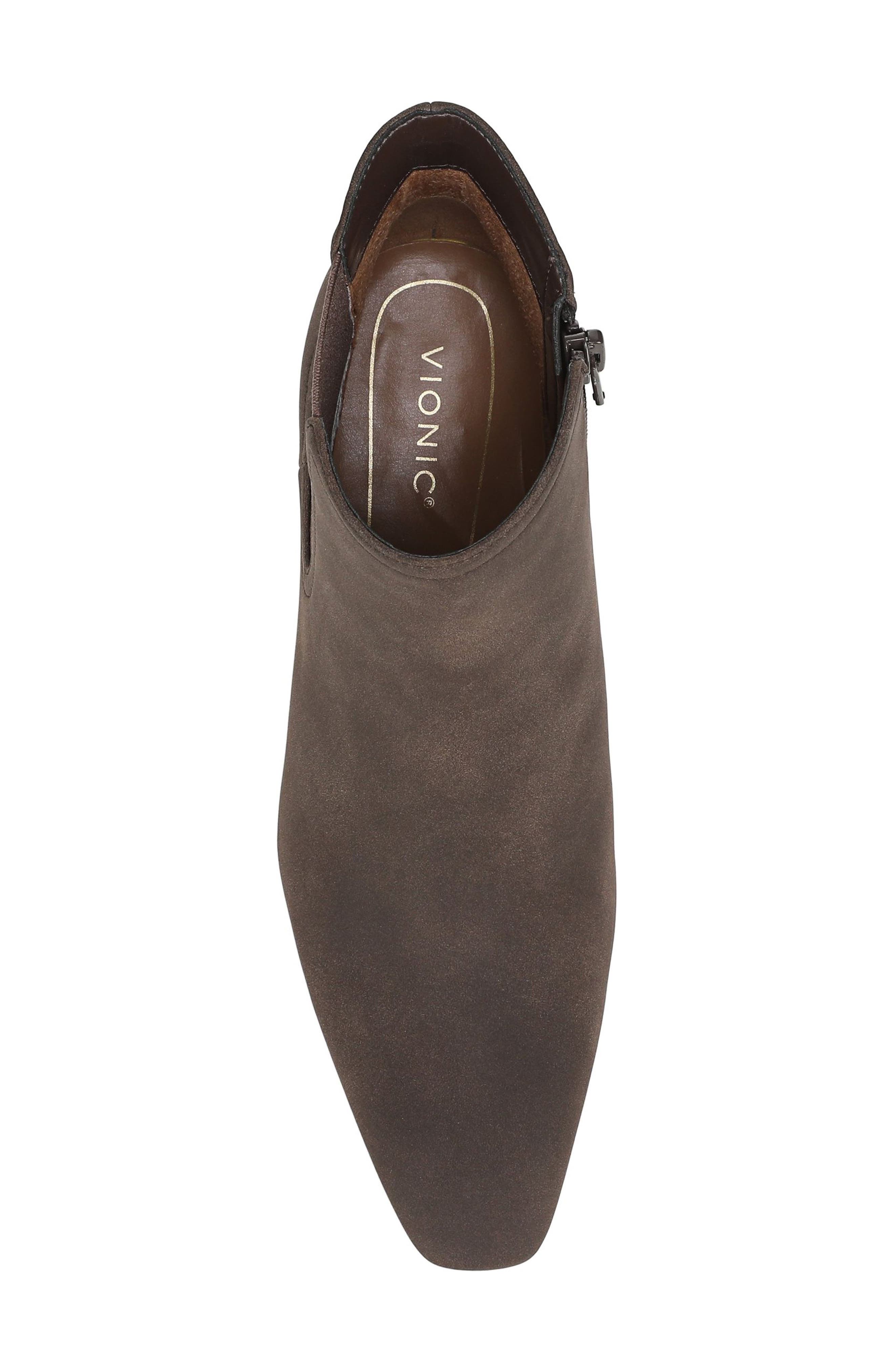 Sloan Faux Leather Bootie, Alternate, color, CHOCOLATE