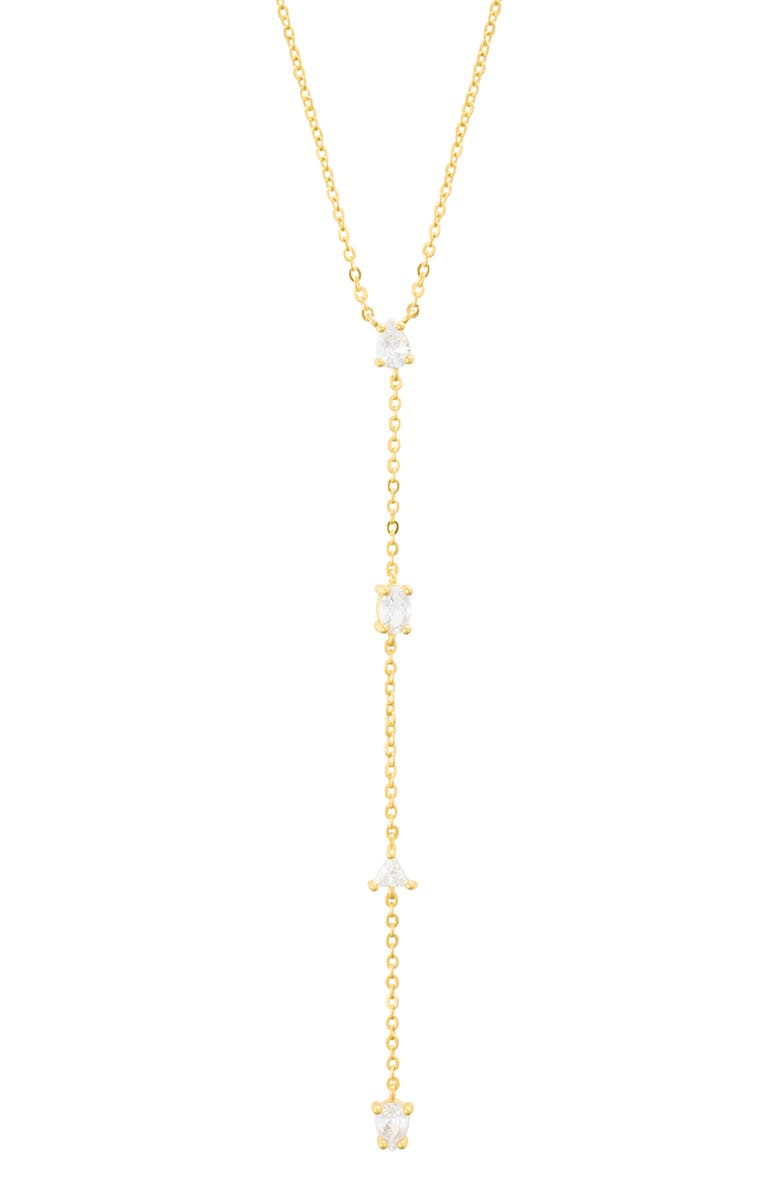 Adornia Mixed Cut CZ Lariat Necklace, Alternate, color, 
