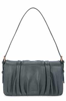 Oryany Bell Pleated Leather Shoulder Bag