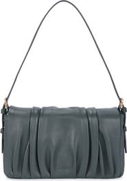 Oryany Bell Pleated Leather Shoulder Bag