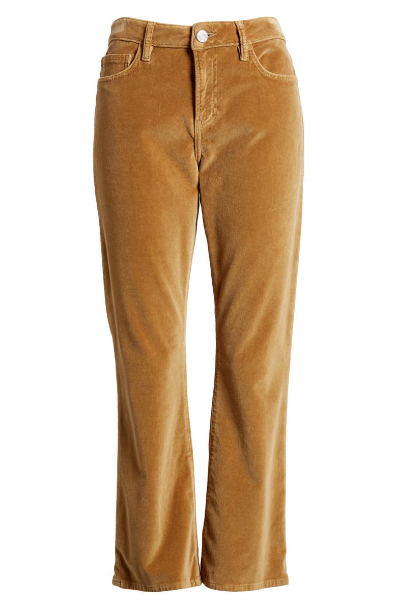 FRAME Le Crop Mini Corduroy Bootcut Jeans, Alternate, color, Camel