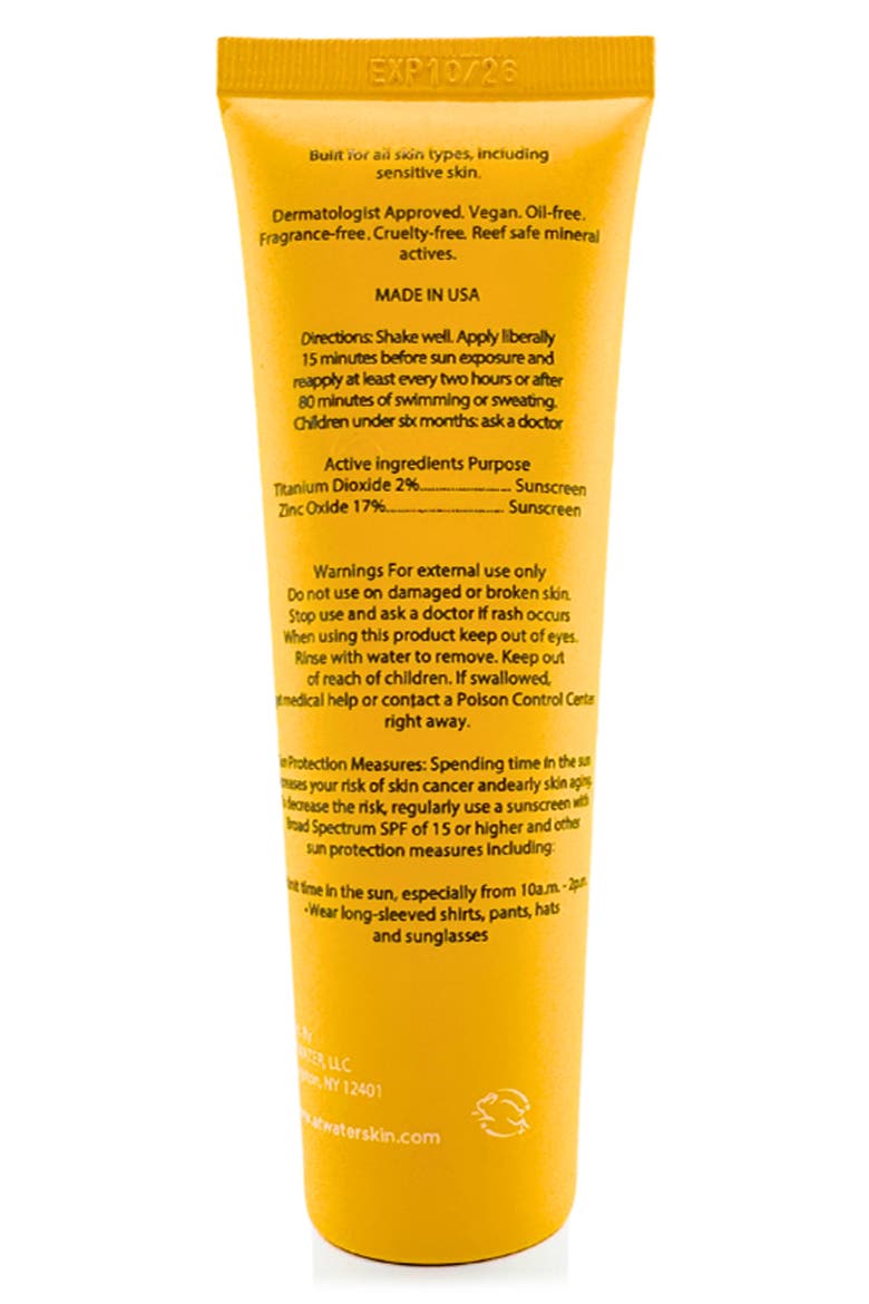 Skin Armor Mineral Facial Sunscreen SPF 50+, Alternate, color, NO COLOR
