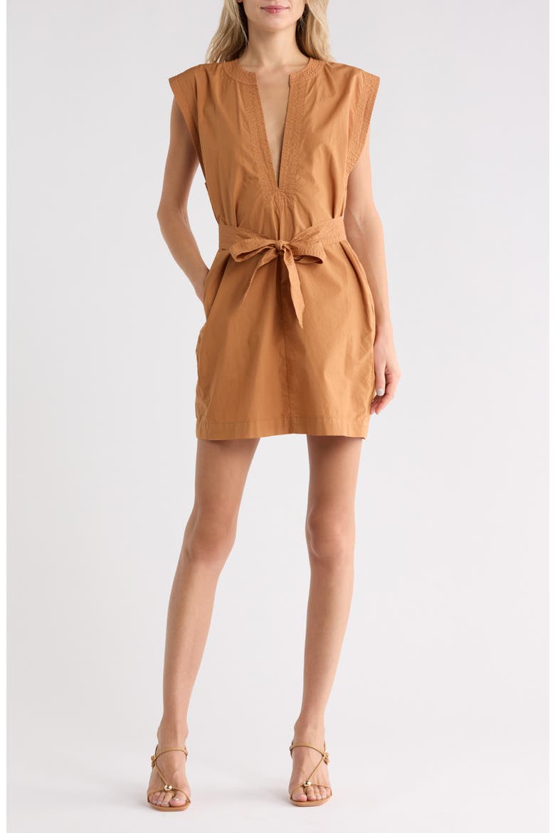 Voyage Minidress, Main, color, CARMELO SOLID