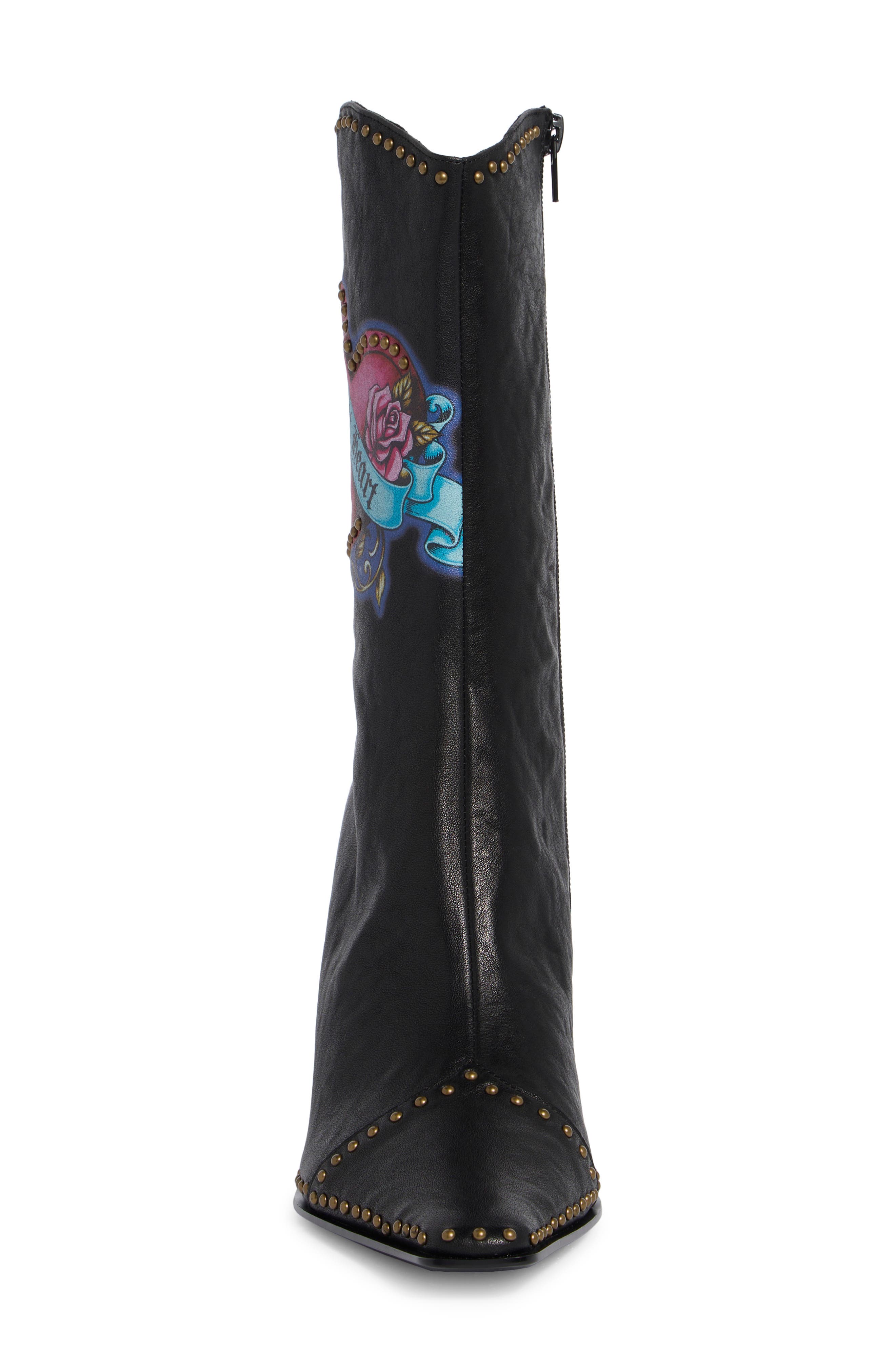 Be Bold Boot, Alternate, color, BLACK BRUSH WILD COMBO