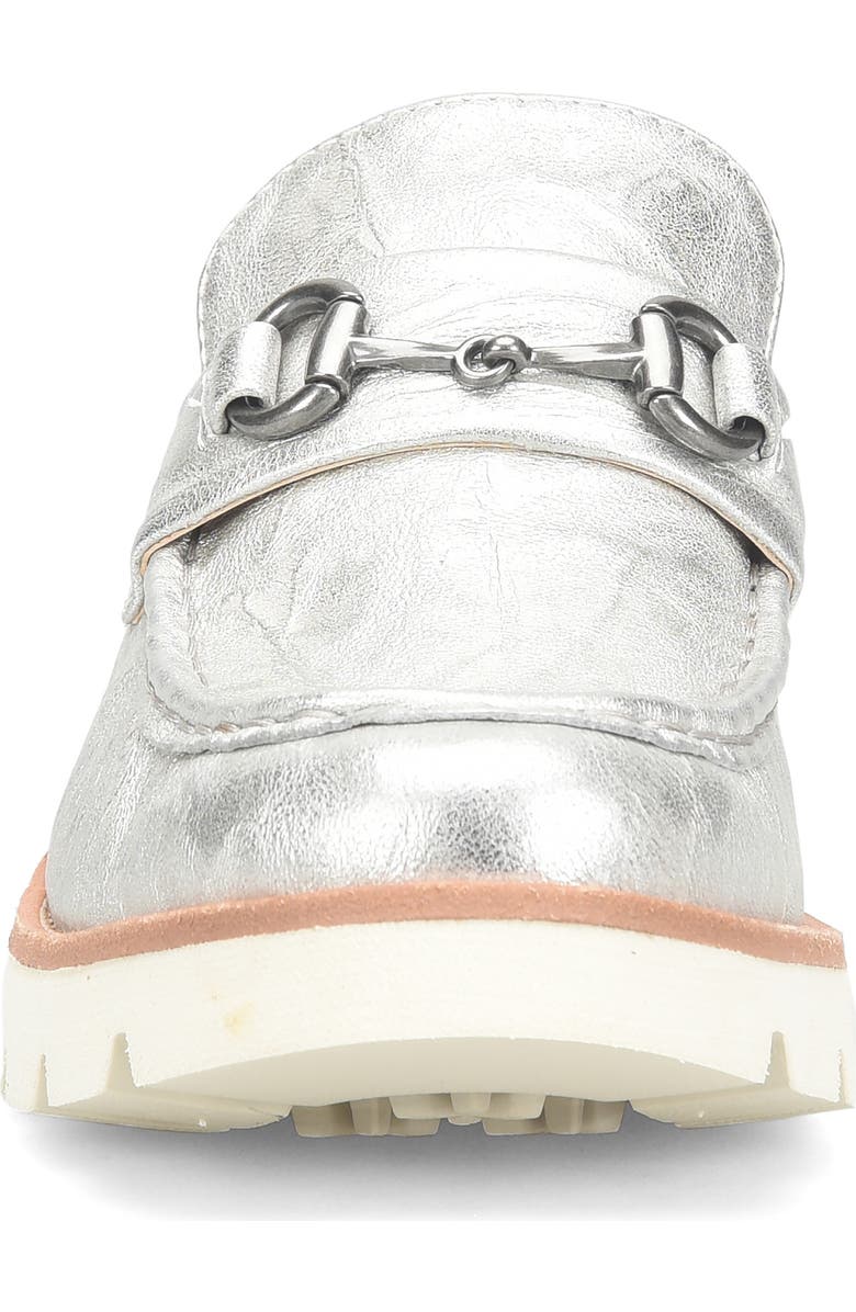 Söfft Prewitt Horsebit Loafer, Alternate, color, Silver