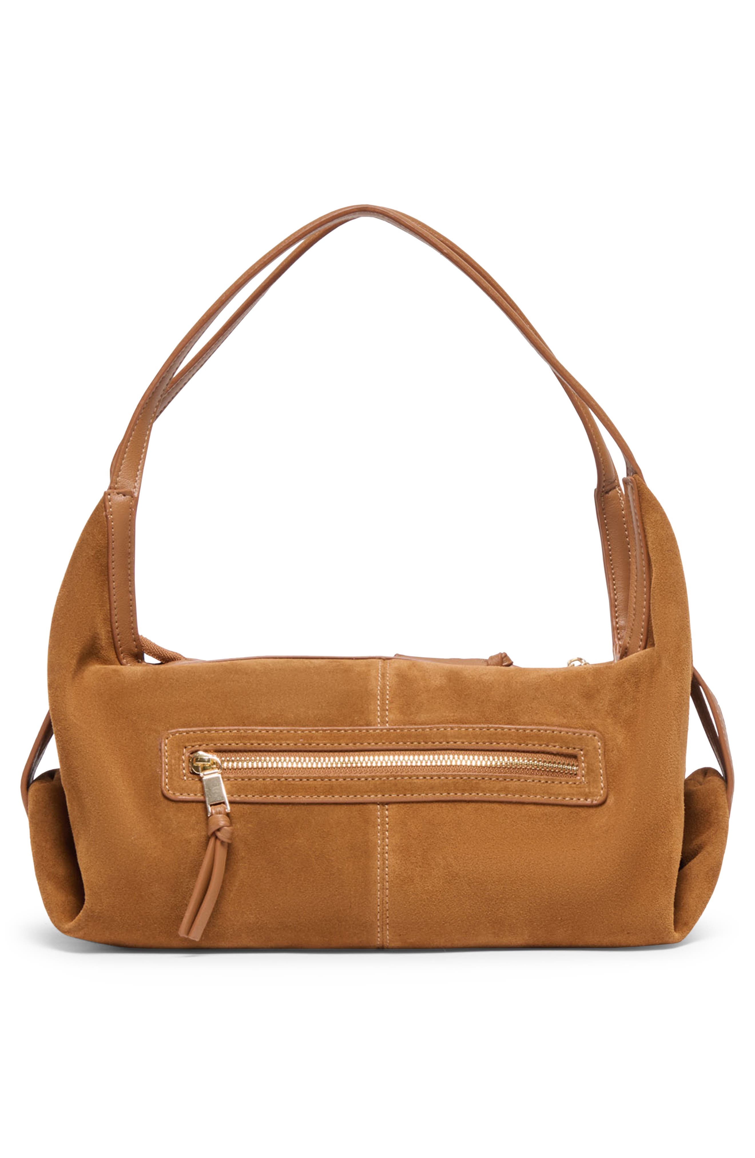 Dolce Vita Billy Leather Shoulder Bag, Alternate, color, Cognac