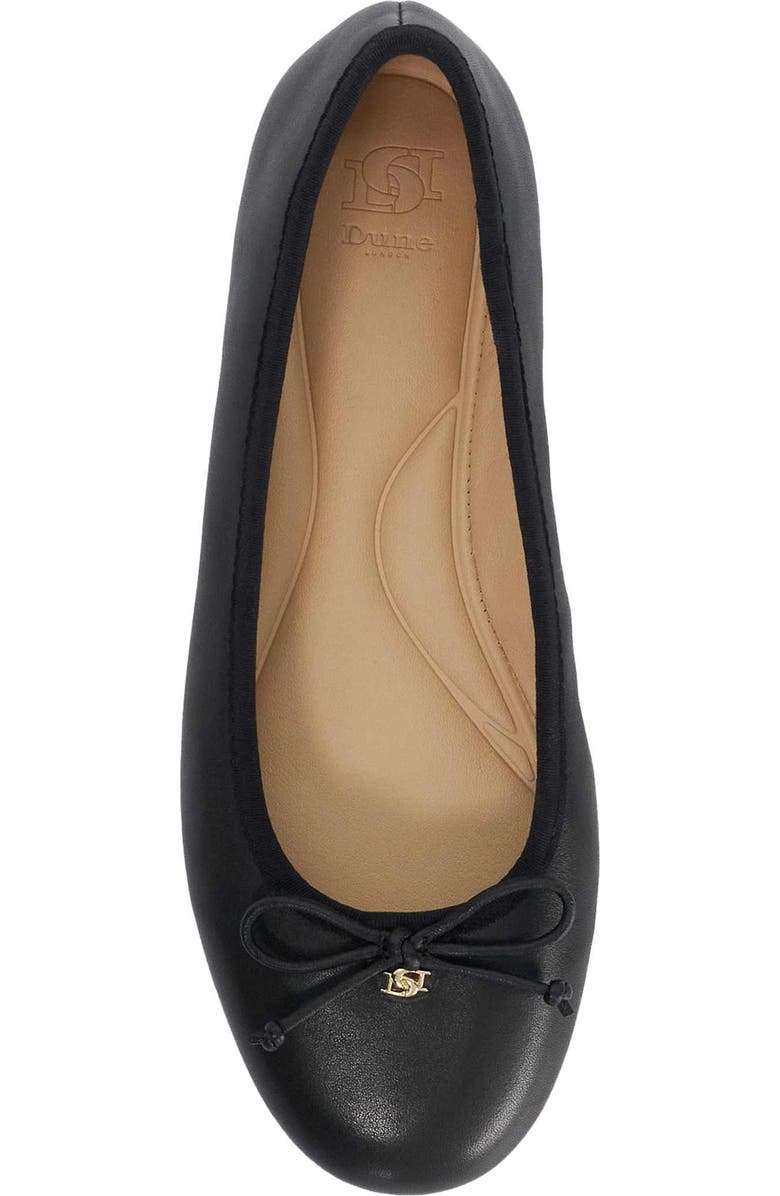 Dune London Helenne Ballet Flat, Alternate, color, Black