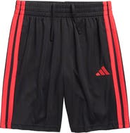 adidas Kids' Core 3-Stripes Mesh Shorts