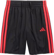 adidas Kids' Core 3-Stripes Mesh Shorts