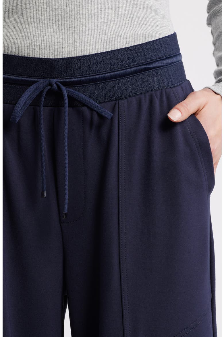 Glider Skyrise Wide Leg Drawstring Pants, Alternate, color, NAVY