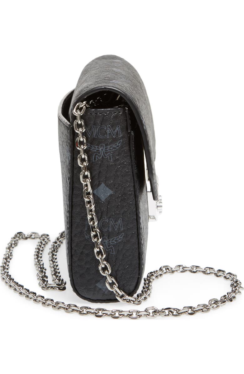 MCM Millie Monogrammed Leather Crossbody Bag, Alternate, color,