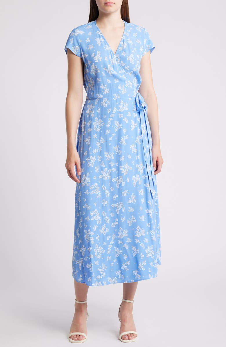 & Other Stories Floral Wrap Dress, Main, color,